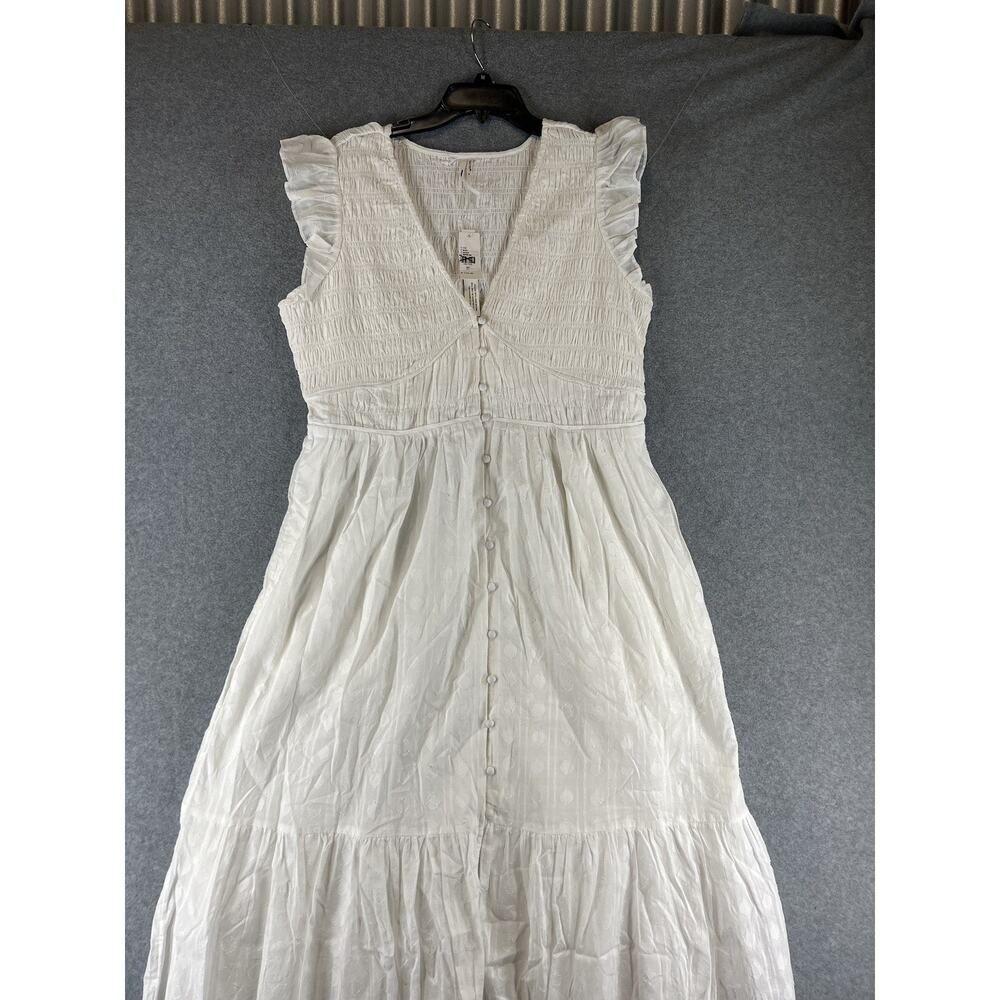 Anthropologie The Peregrine Midi Dress Size XL White - Picture 2 of 12